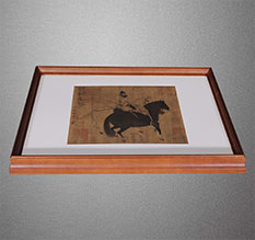 辉县书画装裱配框服务案例